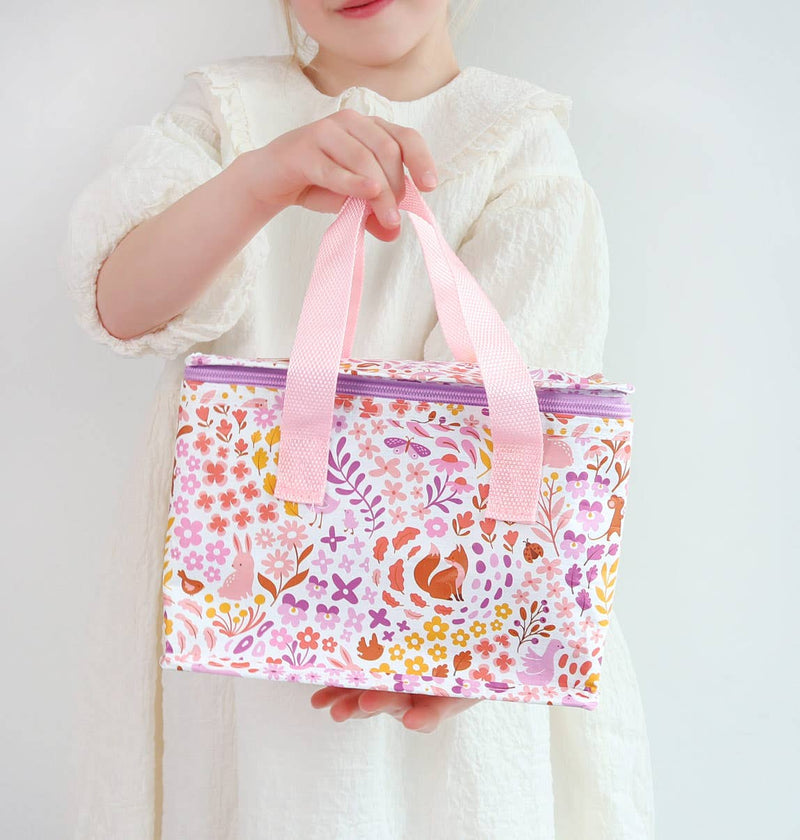 Insulated Lunch Bag - Flower Garden - Wee Bambino