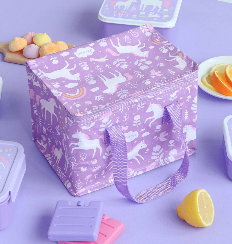 Insulated Lunch Bag - Unicorn Dreams - Wee Bambino