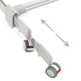 Jane Baby Side Crib + 4 Piece Bedding Set & Safety Mattress, Botanic - Wee Bambino