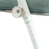 Jane Baby Side Crib + 4 Piece Bedding Set & Safety Mattress, Botanic - Wee Bambino