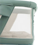 Jane Baby Side Crib + 4 Piece Bedding Set & Safety Mattress, Botanic - Wee Bambino