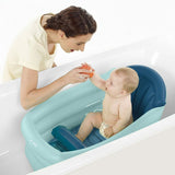Jane Deluxe Inflatable Baby Bath with 3 Positions 30L - Aquarel Blue - Wee Bambino