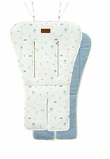 Jane Flappy, Reversible Summer Pushchair Seat Liner / Pad - Wee Bambino