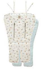 Jane Flappy, Reversible Summer Pushchair Seat Liner / Pad - Wee Bambino