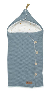 Jane Mims+ Baby Blanket Shawl with Hood - Wee Bambino