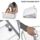 Jane Oasis Foldable Baby Bath & Stand Bundle - Wee Bambino