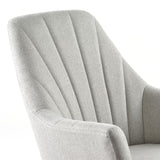 Johnston's Willow Nursing Rocking Chair & Footstool Set – Ergonomic Comfort for Feeding & Relaxing, Grey - Wee Bambino