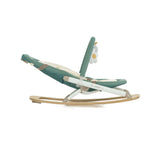 Kalm Wooden Hammock – Natural Birch Rocker with Soft Padded Insert, Desert - Wee Bambino