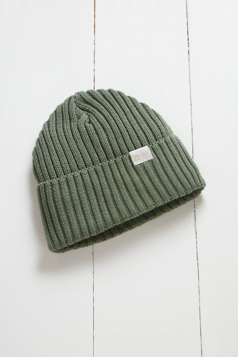 Khaki Beanie Hat - Wee Bambino