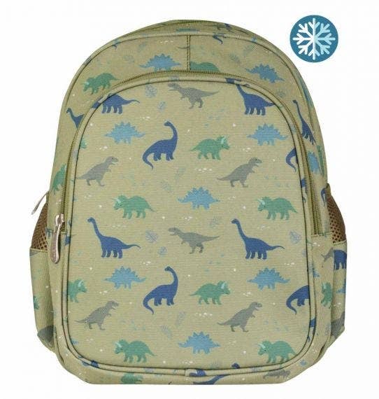 Kids backpack insulated front compartment: Dinosaurs - Wee Bambino