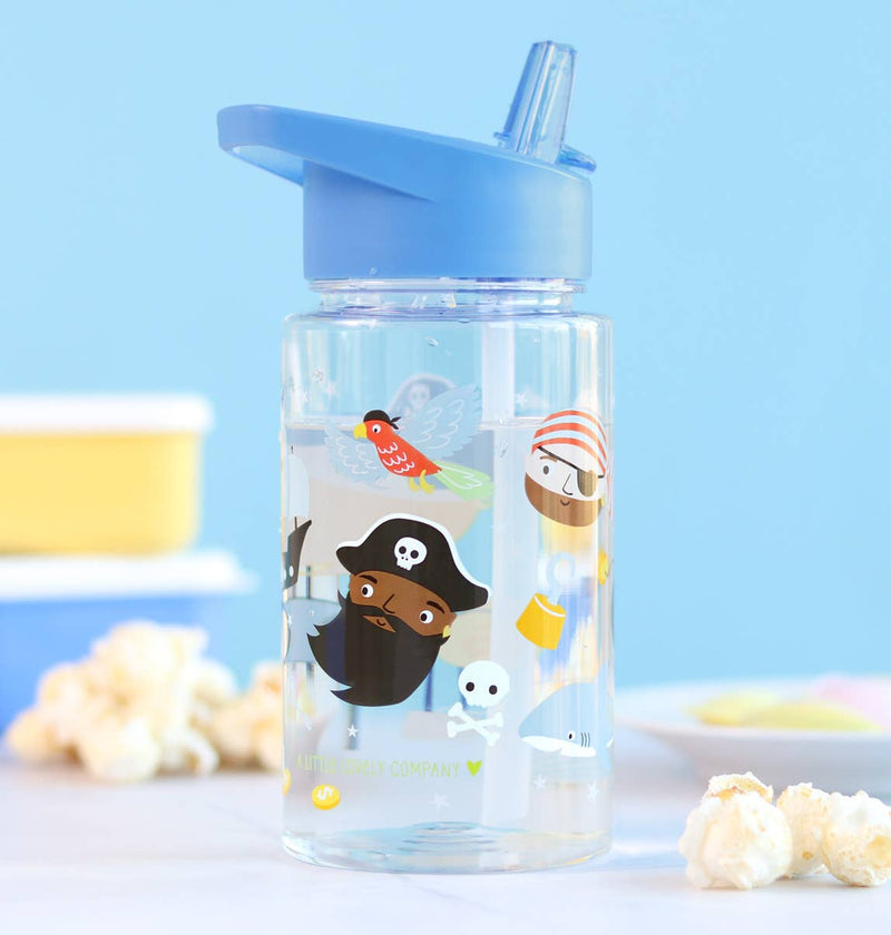 Kids drink bottle/water bottle: Pirates (Personalise) - Wee Bambino