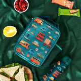 Kids Lunch Bag, Insulated, Automobiles, Medium - Wee Bambino