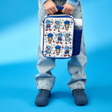 Kids Lunch Bag, Insulated, Robots, Medium - Wee Bambino