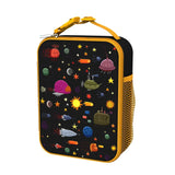 Kids Lunch Bag, Insulated, Spaceships, Medium - Wee Bambino