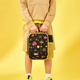 Kids Lunch Bag, Insulated, Spaceships, Medium - Wee Bambino