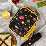 Kids Lunch Bag, Insulated, Spaceships, Medium - Wee Bambino