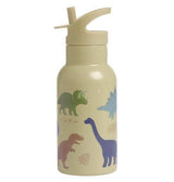 Kids stainless steel drink/water bottle: Dinosaurs - Wee Bambino