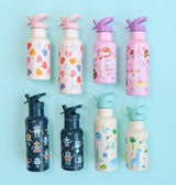 Kids' stainless steel drink/water bottle: Princesses - Wee Bambino