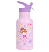 Kids' stainless steel drink/water bottle: Princesses - Wee Bambino