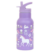 Kids stainless steel drink/water bottle: Unicorn dreams - Wee Bambino