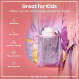Leak Proof Kids Water Bottle, Recyclon, Butterflies, 350ml (12oz) - Wee Bambino