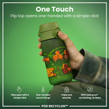 Leak Proof Kids Water Bottle, Recyclon, Farming Machines, 350ml (12oz) - Wee Bambino