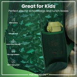 Leak Proof Kids Water Bottle, Recyclon, Farming Machines, 350ml (12oz) - Wee Bambino