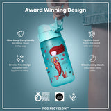 Leak Proof Kids Water Bottle, Recyclon, Mermaid, 350ml (12oz) - Wee Bambino