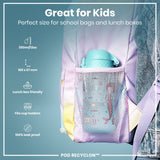 Leak Proof Kids Water Bottle, Recyclon, Mermaid, 350ml (12oz) - Wee Bambino