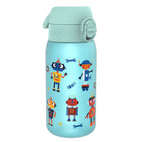 Leak Proof Kids Water Bottle, Recyclon, Robots, 350ml (12oz) - Wee Bambino
