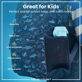 Leak Proof Kids Water Bottle, Recyclon, Robots, 350ml (12oz) - Wee Bambino