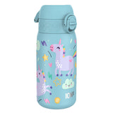 Leak Proof Kids Water Bottle, Stainless Steel, Blue Unicorns, 400ml (13oz) - Wee Bambino