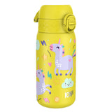 Leak Proof Kids Water Bottle, Stainless Steel, Yellow Unicorns, 400ml (13oz) - Wee Bambino