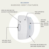 Lie - Down Feeding Pillow - Dotted - Wee Bambino