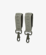 Logo Pram Bag Clips - Olive - Wee Bambino