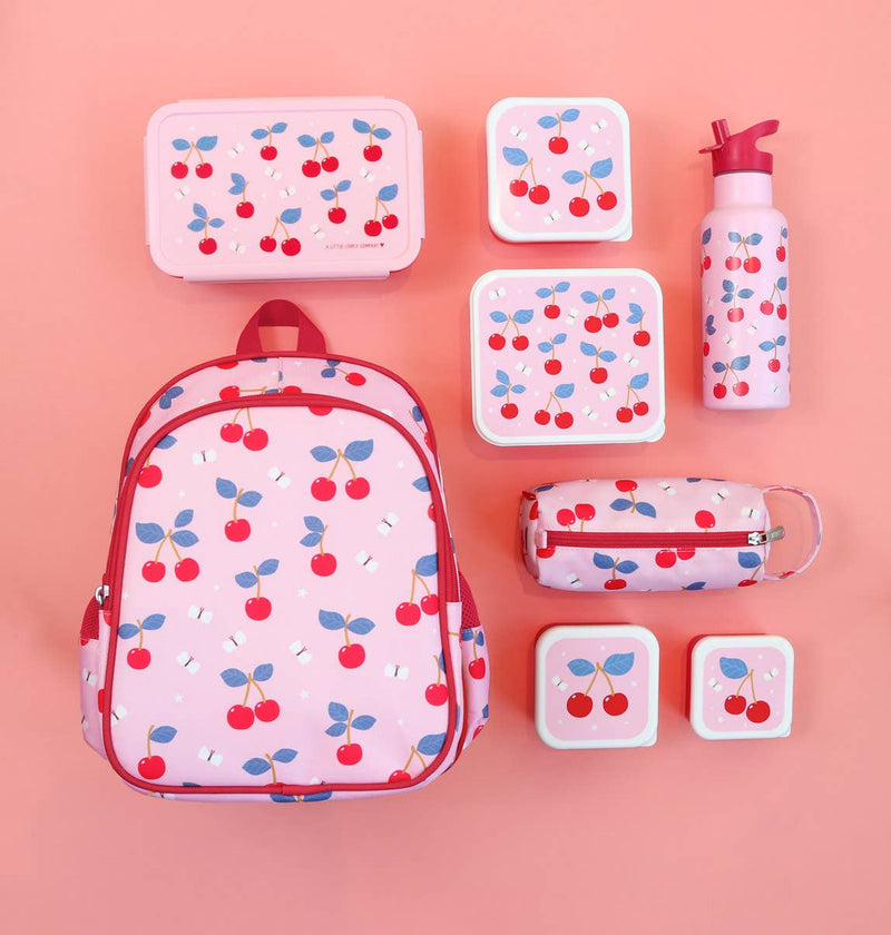 Lunch & snack box set: Cherries - Wee Bambino