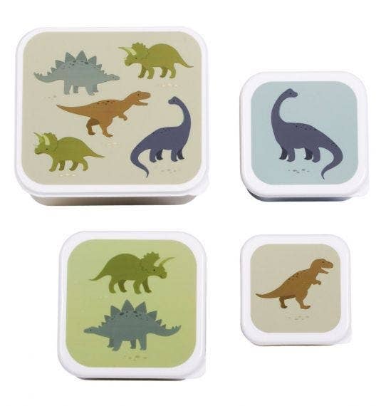 Lunch & snack box set: Dinosaurs - Wee Bambino