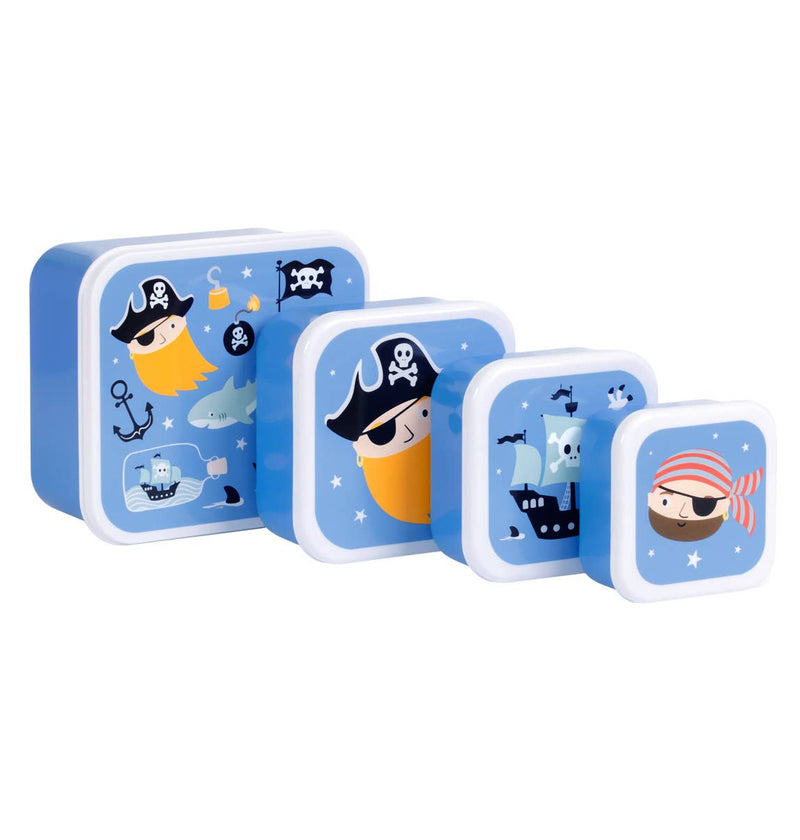 Lunch & snack box set: Pirates (Personalise) - Wee Bambino