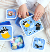 Lunch & snack box set: Pirates (Personalise) - Wee Bambino