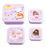 Lunch & snack box set: Princesses - Wee Bambino