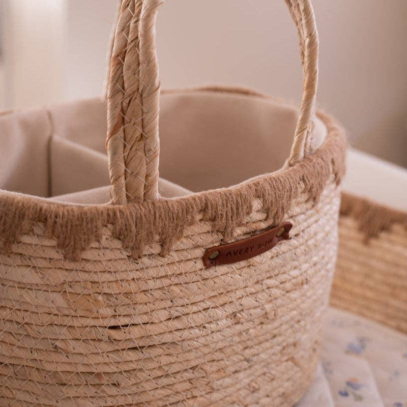 Maize Nappy Caddy - Natural - Wee Bambino