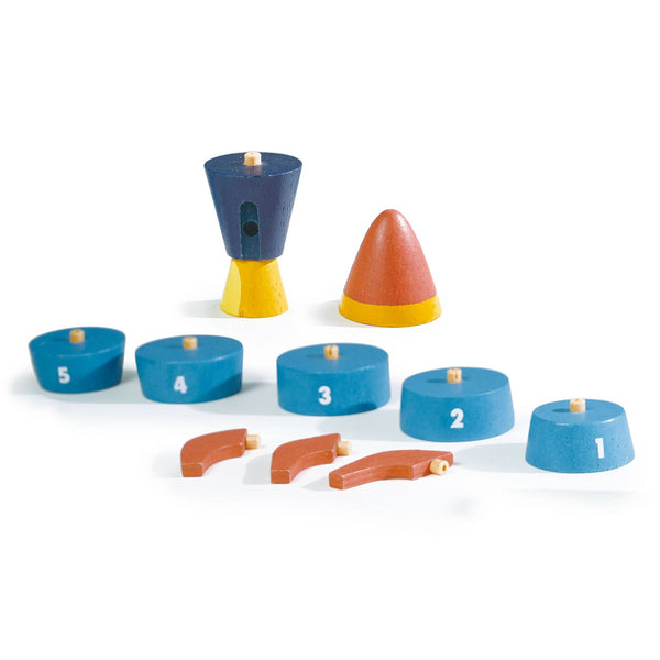 Mentari Stacking and Counting Rocket - Wee Bambino