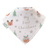 My First Christmas - White Bib - Wee Bambino