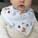 My First Christmas - Winter Animals Bib - Wee Bambino