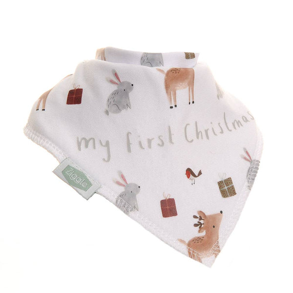 My First Christmas - Winter Animals Bib - Wee Bambino