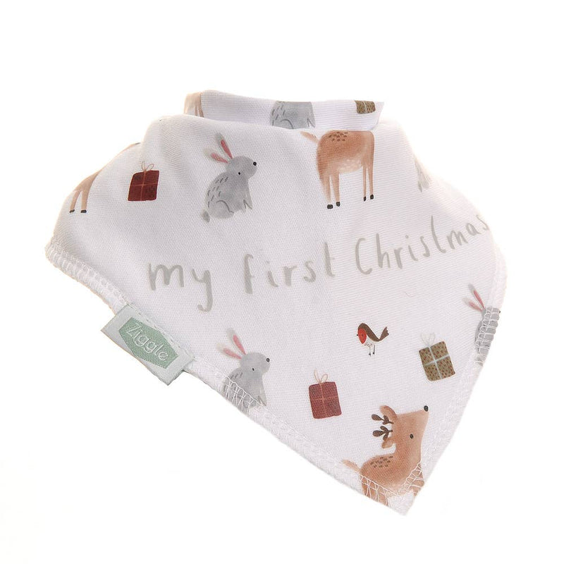 My First Christmas - Winter Animals Bib - Wee Bambino