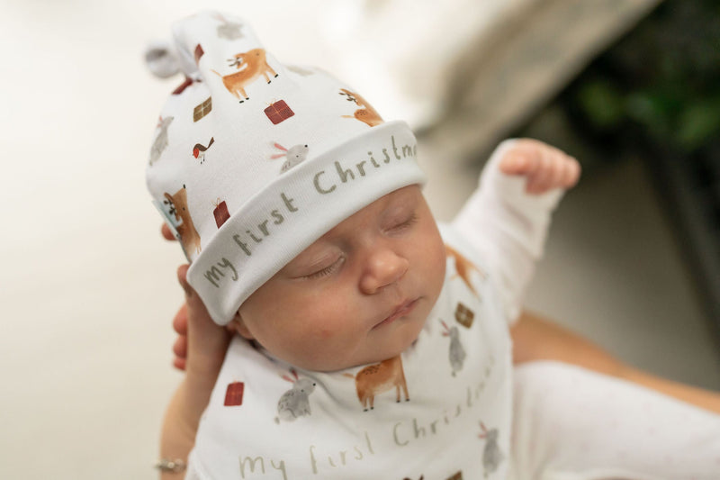 My First Christmas - Winter Animals Hat - Wee Bambino