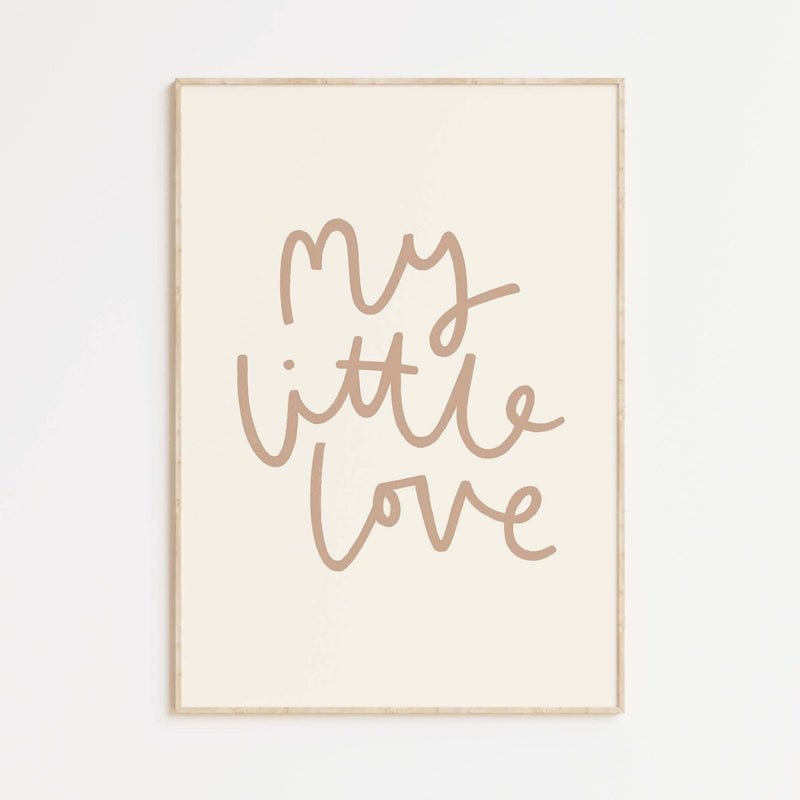 My Little Love Print - Wee Bambino