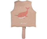 Narwhal Peach Learning Float Vest - Wee Bambino
