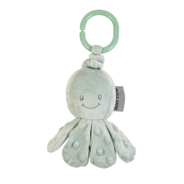 Nattou Lapidou - Vibrating Octopus Sage Green - Wee Bambino